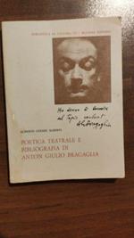 Poetica teatrale e bibliografia di Anton Giulio Bragaglia