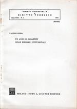 Rivista trimestrale di Diritto Pubblico. Anno XXII - n. 1 - 1972 (estratto)