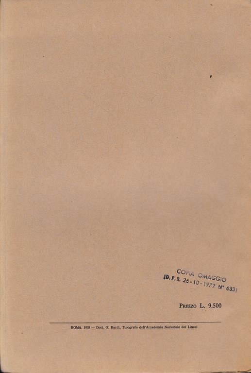 Atti della Accademia Nazionale dei Lincei anno CCCLXXV - 1978. Memorie. Seria VIII - vol. XXII - fasc. 3 - Gennaro Sasso - 3