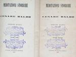 Meditazioni storiche di Cesare Balbo. Volumi I e II