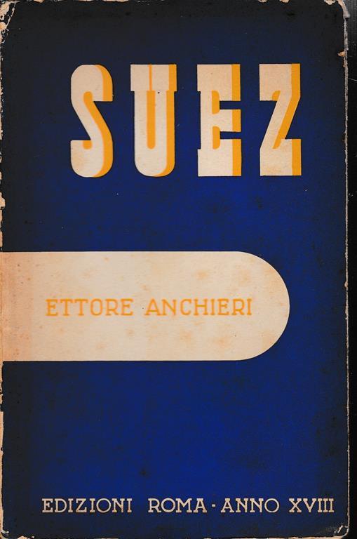 Suez - Ettore Anchieri - copertina