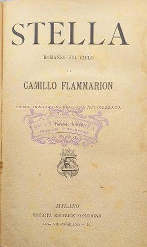 Stella, Romanzo del Cielo - Camille Flammarion - copertina