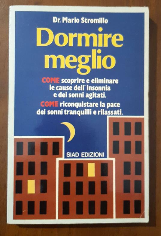 Dormire meglio - Mario Stromillo - copertina