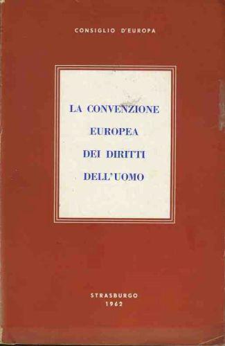 La convenzione europea dei diritti dell'uomo - copertina