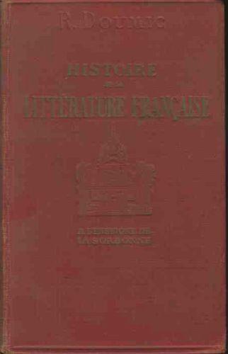 Histoire de la litterature francaise - René Doumic - copertina