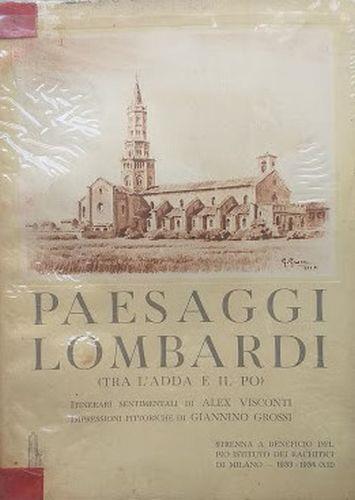 Paesaggi lombardi (tra l'Adda e il Po) - Alex Visconti - copertina