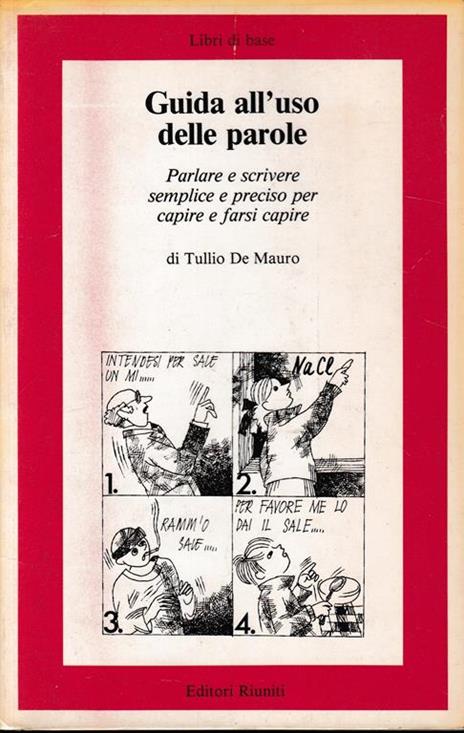 Guida all'uso delle parole - Tullio De Mauro - copertina
