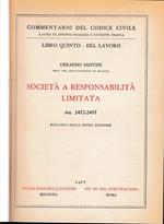 Società a responsabilità limitata. Art. 2472-2497