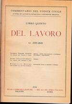 Del lavoro. Art. 2555-2642