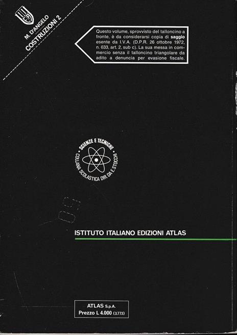 Costruzioni. Scienza e tecnologia, volume secondo - Mario D'Angelo - 2