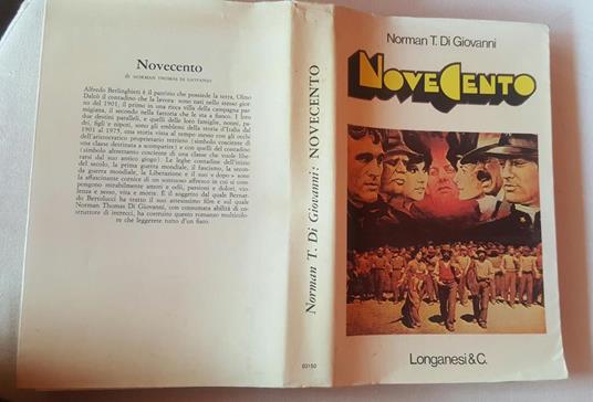 Novecento - Norman Thomas Di Giovanni - copertina