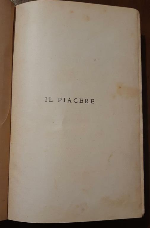 Il piacere - Cristiano D'Annunzio - 2