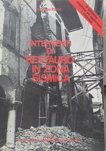 Interventi di restauro in zona sismica - Adriano Pasta - copertina