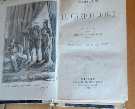 Il carico d'oro - Gustave Aimard - copertina