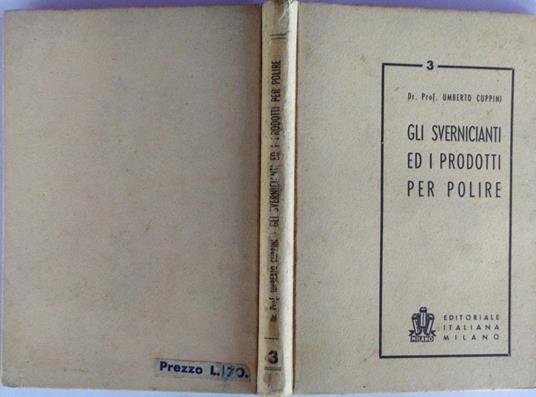 Gli svernicianti ed i prodotti per polire - copertina