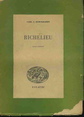 Richelieu - Carl J. Burckhardt - copertina