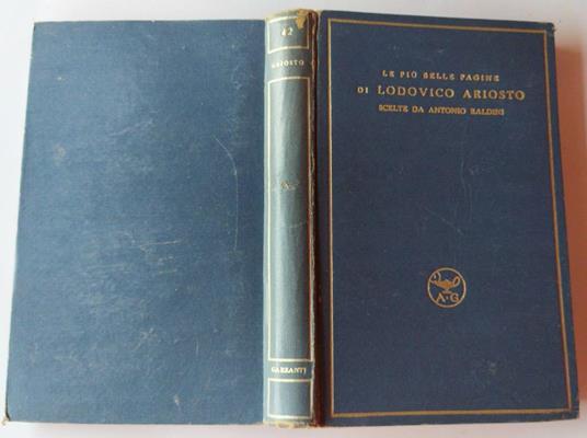 Le piu' belle pagine di Lodovico Ariosto - Antonio Baldini - copertina
