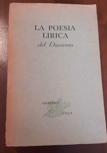 La poesia lirica del duecento - Carlo Salinari - copertina