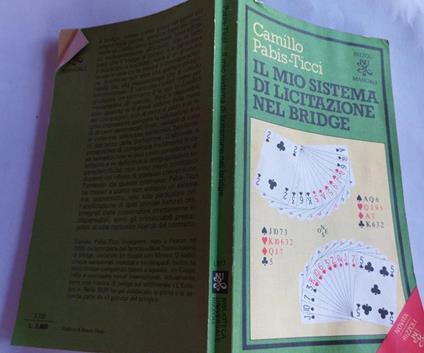 Il mio sistema di licitazione nel bridge - Camillo Pabis-Ticci - copertina