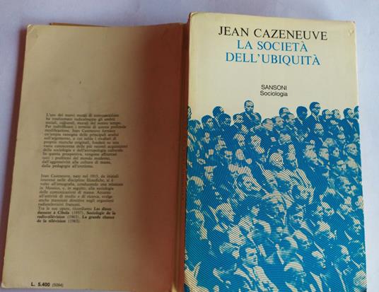 La societa' dell'ubiquita' - Jean Cazeneuve - copertina