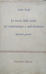 La teoria della verità nel materialismo e nell'idealismo. Questioni generali