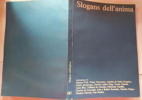 Slogans dell'anima - Damiano Bianco - copertina