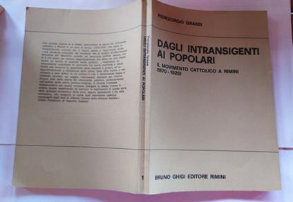 Dagli intransingenti ai popolari - Piergiorgio Grassi - copertina