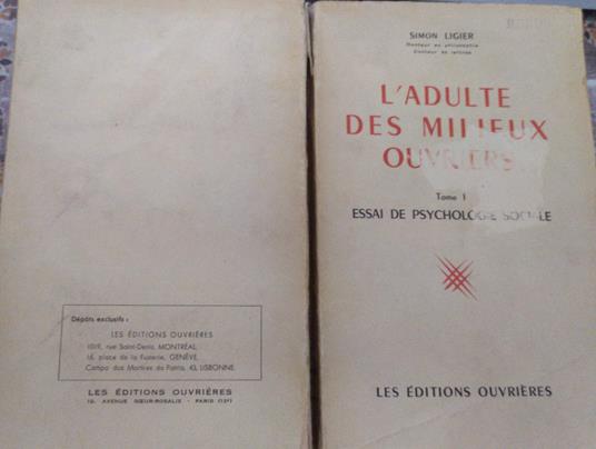 L' adulte des milleux ouvriers Tome I - 2