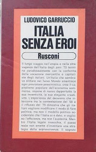 Italia senza eroi - Ludovico Garruccio - copertina