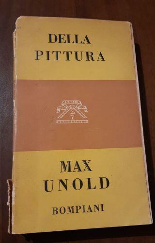 Della Pittura - Max Unold - copertina