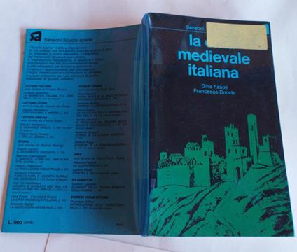 La citta' medievale italiana - Gina Fasoli - copertina