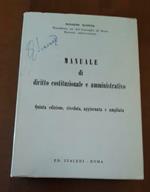 Manuale di diritto costituzionale e amministrativo