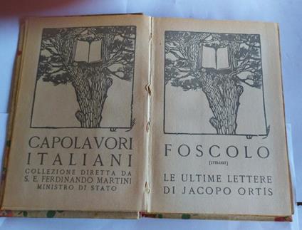 Le ultime lettere di Jacopo Ortis - Ugo Foscolo - copertina