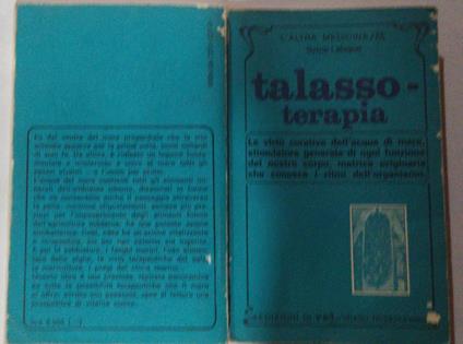 Talasso-terapia - Sylvie Lalague - copertina