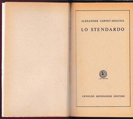 Lo stendardo - Alexander Lernet-Holenia - copertina