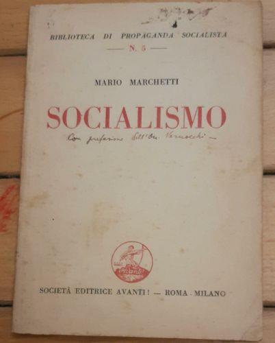 Socialismo - Mario Marchetti - copertina
