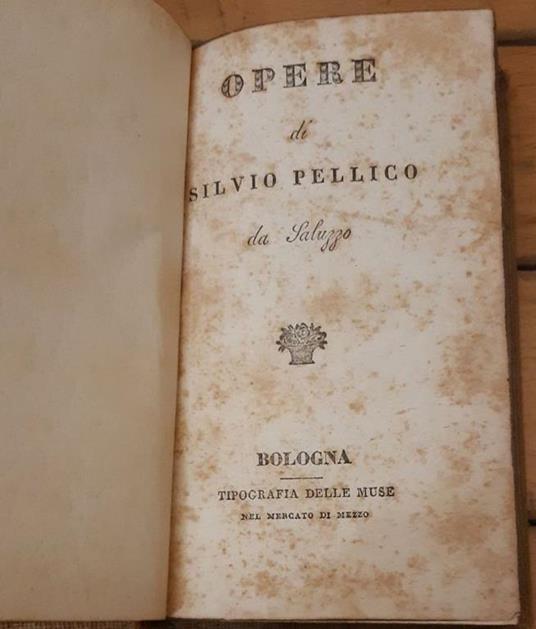 Opere di Silvio Pellico - copertina