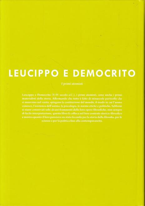 Leucippo e Democrito - Claudia Milani - 2