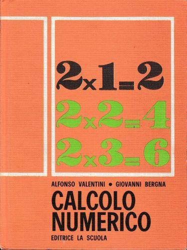 Calcolo numerico - A. Valentini - copertina