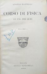 Corso di fisica ad uso dei licei, volume 1