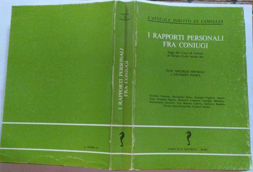 I rapporti personali fra coniugi - Michele Spinelli - copertina