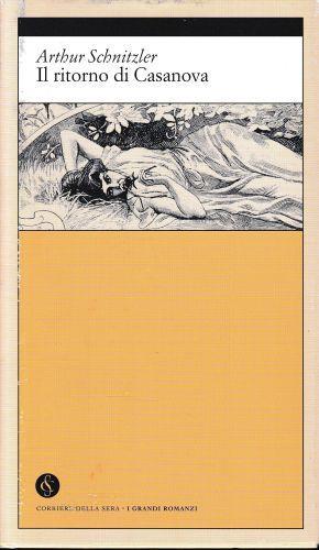 Il ritorno di Casanova - Arthur Schnitzler - copertina