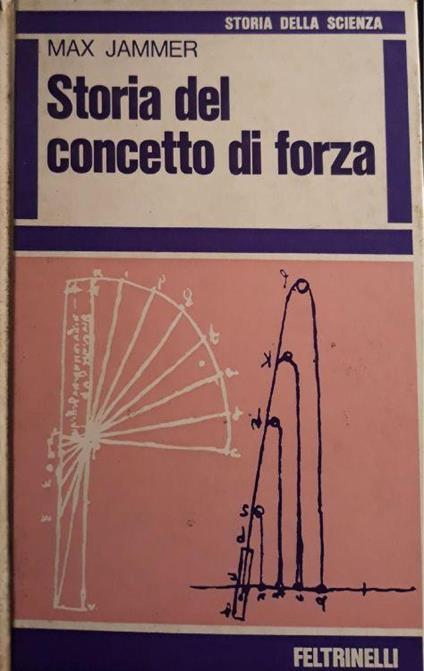 Storia del concetto di forza: studio sulle fondazioni della dinamica. I edizione - Max Jammer - copertina