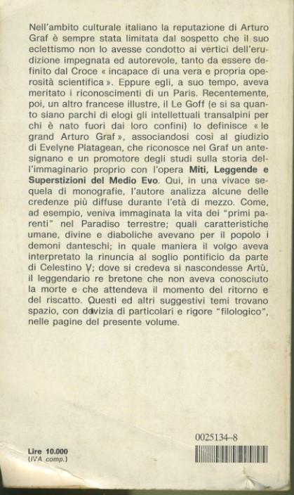 Miti,leggende e superstizioni del medioevo - Arturo Graf - 2