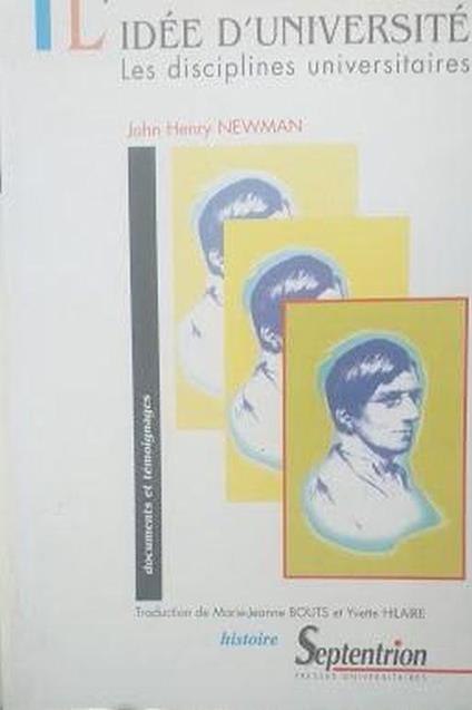 L' Idee D'Universite. Les Disciplines Universitaires - John H. Newman - copertina