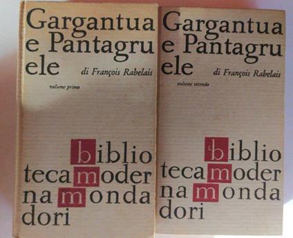 Gargantua e pantagruele Volume I II - François Rabelais - copertina