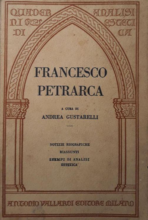 Francesco Petrarca - Andrea Gustarelli - copertina