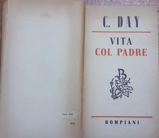 Vita col padre - Clarence Day - copertina