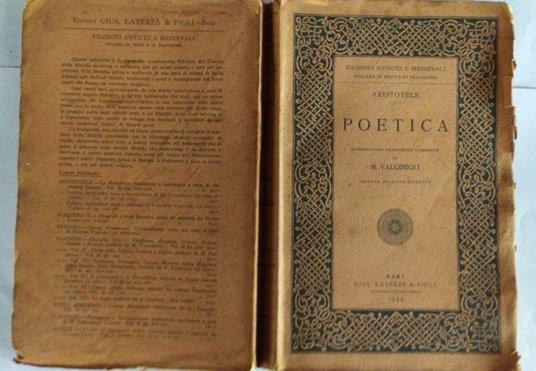 Poetica - Aristotele - copertina