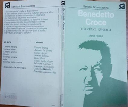 Benedetto Croce e la critica letteraria - Mario Puppo - copertina